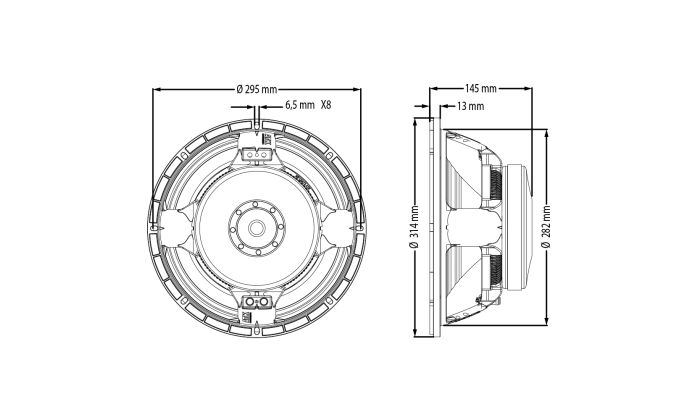 Musiaudio | Alto-falante 12 Polegadas 700W RMS 8 Ohms - ATK