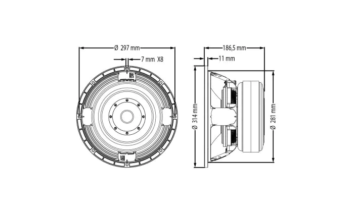 Musiaudio | Alto-falante 12 polegadas 1300W RMS 4 Ohms - ATK WF300