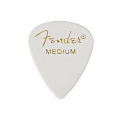 Pack Palheta FENDER 351 SHAPE CLASSIC CELLULOID MEDIUM White - 06 UNIDADES