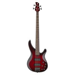 Baixo 4 Cordas Ativo Yamaha TRBX604FM DRB Dark Red Burst