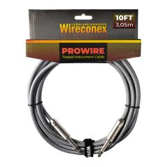 Cabo para Instrumento Wireconex Pro Wire WCI-SV P10 x P10 Tweed Prata - 10 ft / 3,05 m