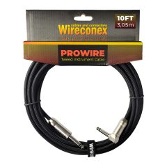 Cabo para Instrumento Wireconex Pro Wire WCIC-BK Cachimbo x P10 Tweed Preto- 10 ft / 3,05 m