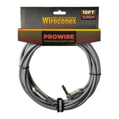 Cabo para Instrumento Wireconex Pro Wire WCIC-SV Cachimbo x P10 Tweed Prata - 10 ft / 3,05 m