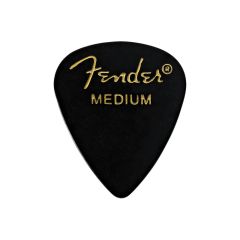 Pack Palheta FENDER 351 SHAPE CLASSIC CELLULOID MEDIUM Black - 06 UNIDADES