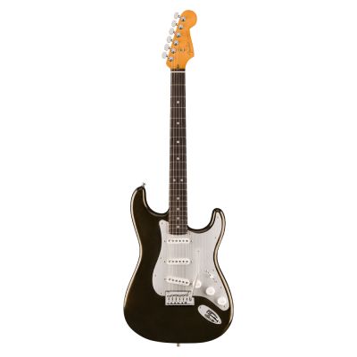 Guitarra Fender® American Ultra II Stratocaster®, Ebony Fingerboard, Texas Tea